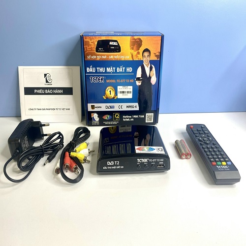 Đầu thu DVB T2 TCTEK TC 377
