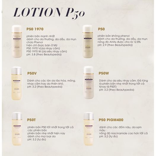 Lotion P50 nhà B.R 50ml