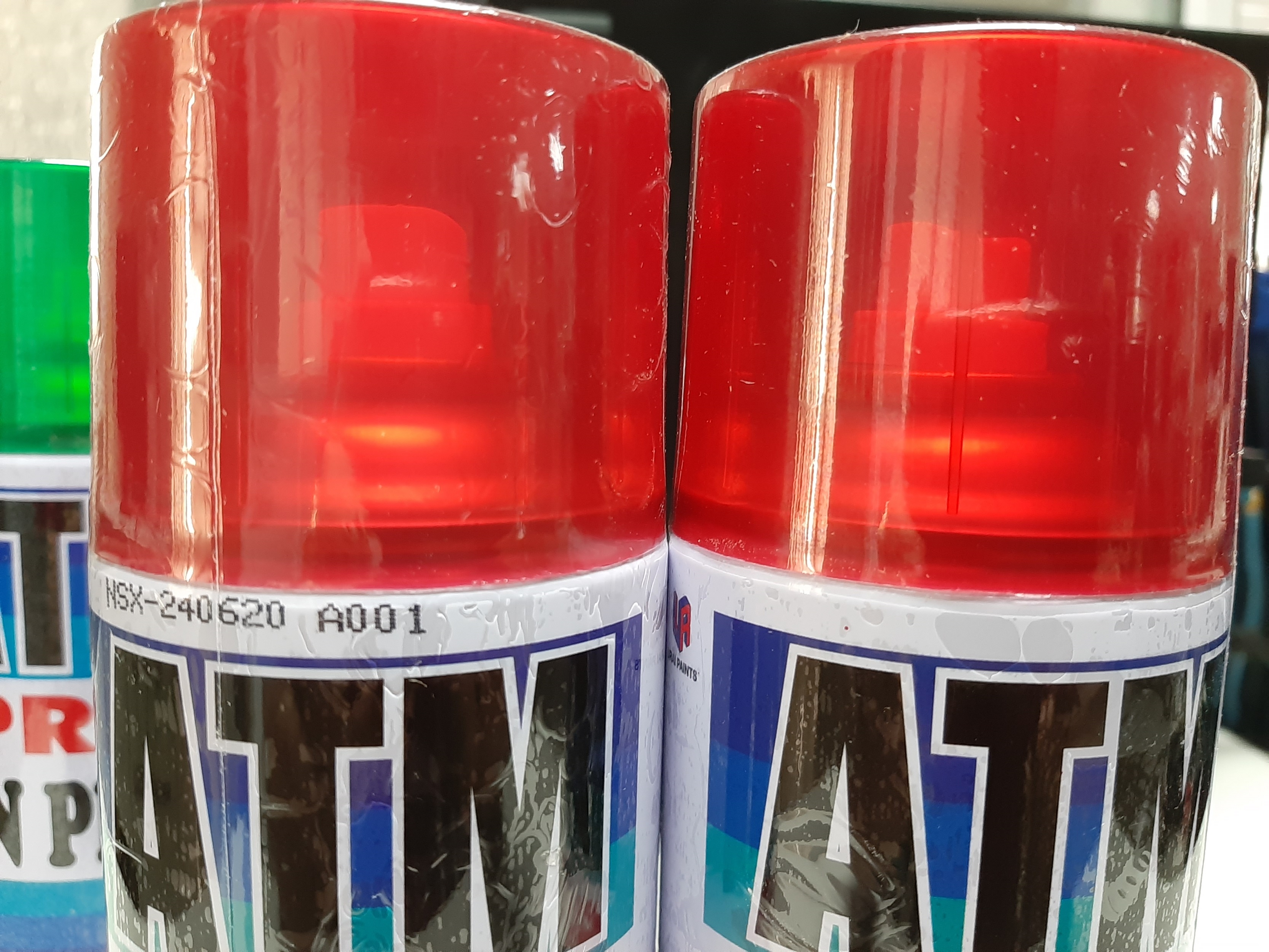 [Chính hãng] Sơn Xịt Xe Máy Màu Đỏ ATM A001 Candy Red - lưu ý thị trường xuất hiện hàng TQ nhái