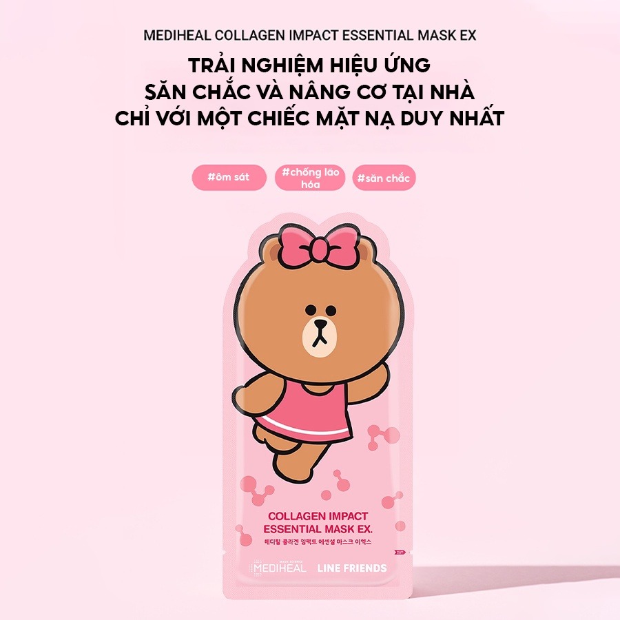 Mặt nạ dưỡng da Mediheal Line Friends 25ml