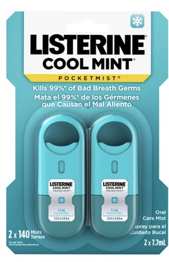 Xịt Thơm Miệng Listerine Cool Mint Hàng Mỹ