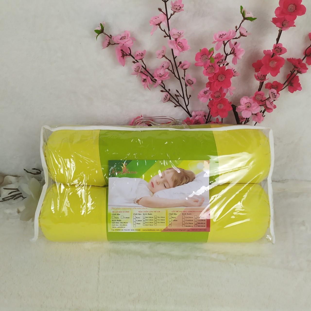 Cặp gối ôm cara cho bé Kim Home 50x22cm (Trẻ sơ sinh từ 0 - 3 tuổi)