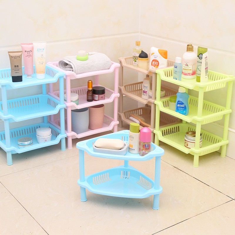 Kệ 3 tầng chữ nhật nhựa mini
