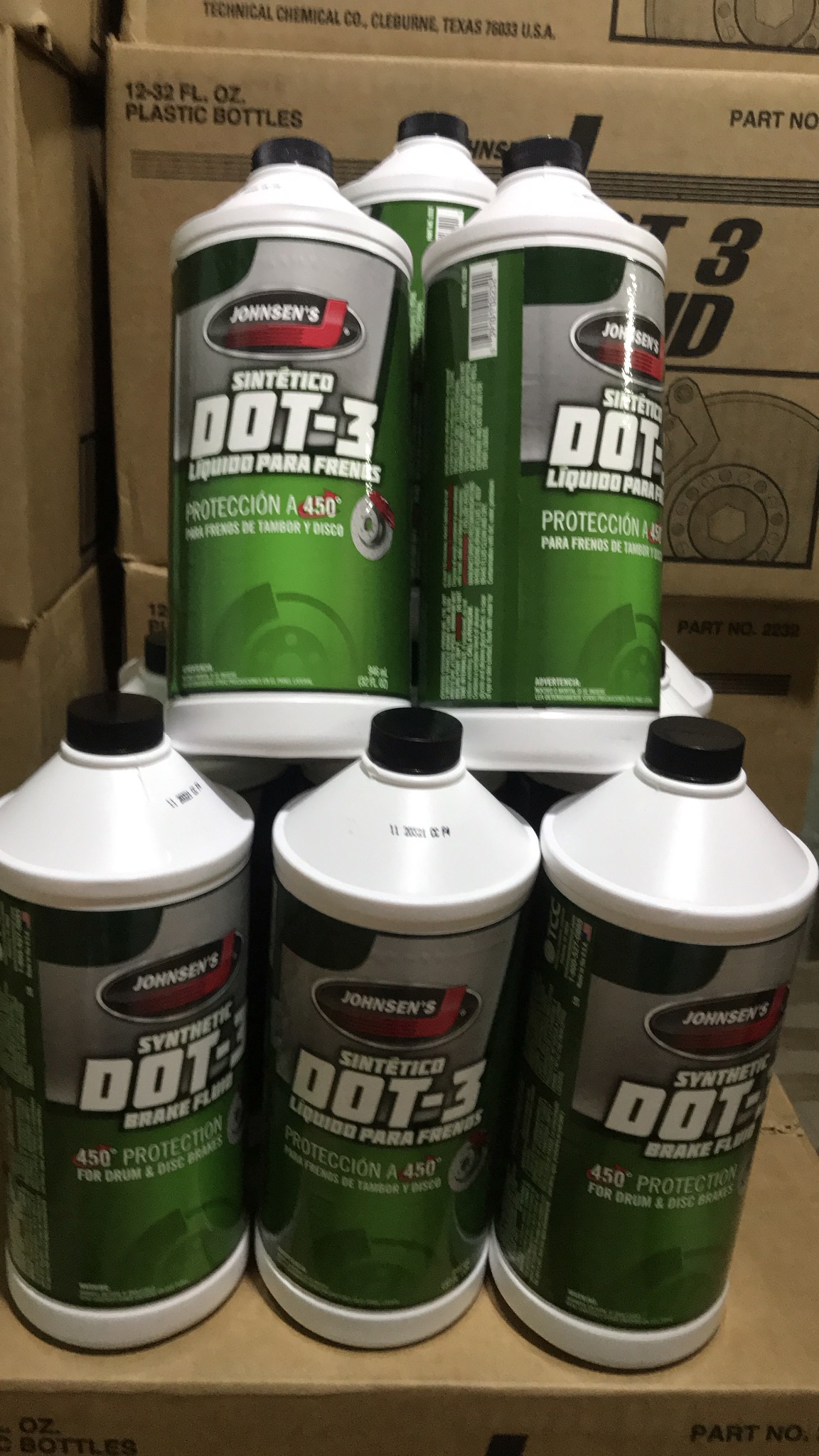 [HCM]Dầu thắng JOHNSENS DOT3 946ML Brake Fluid SX Mỹ