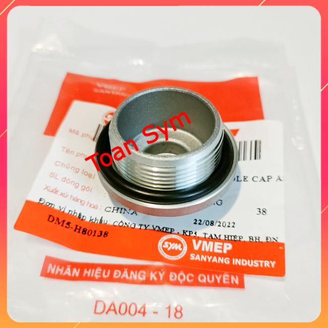 Ốc nhớt // nắp xả nhớt star sr 125 chính hãng sym