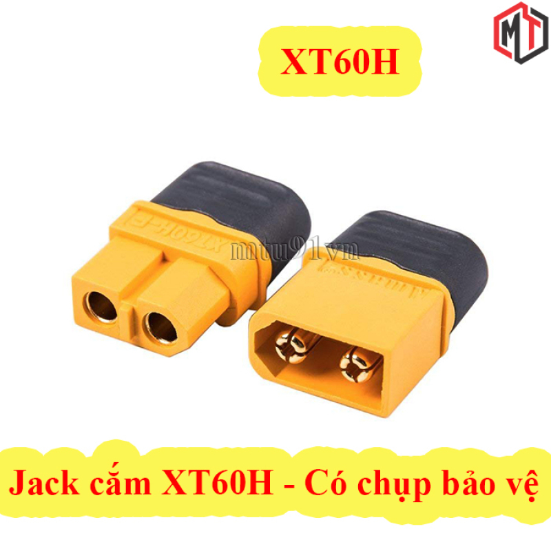 2 Cái - Jack cắm XT60H có chụp bảo vệ ( Jack Cắm Pin Lipo, Nối Nguồn Điện, Pin)