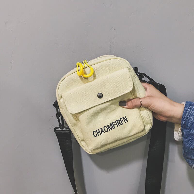 Túi đeo chéo Unisex CHAOMFIRFN mẫu vuông