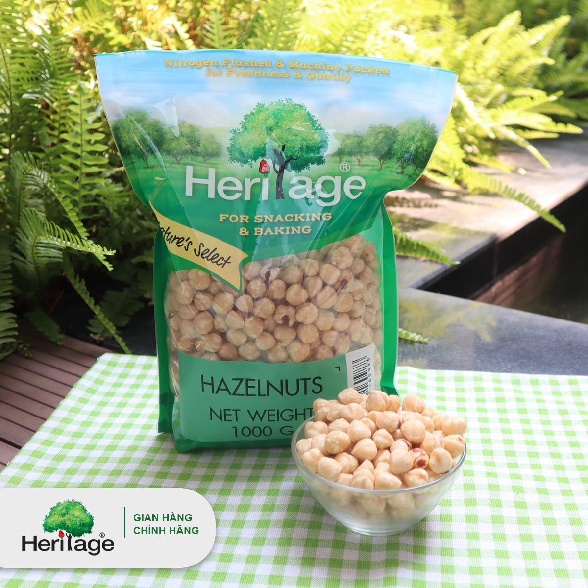NHÂN HẠT PHỈ HERITAGE THÁI LAN 1KG-Hazelnut