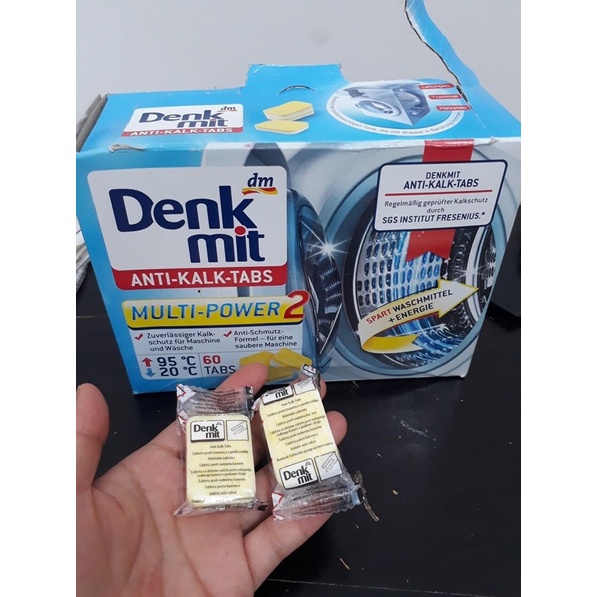 Viên tẩy lồng giặt Denkmit HÀNG CHUẨN ĐỨC
