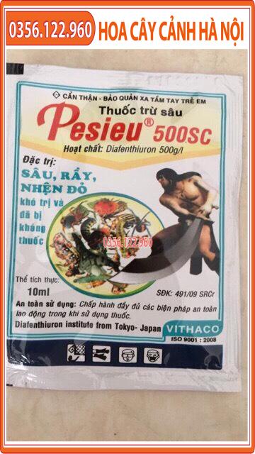 HỘP 10 GÓI  Pesieu 500SC