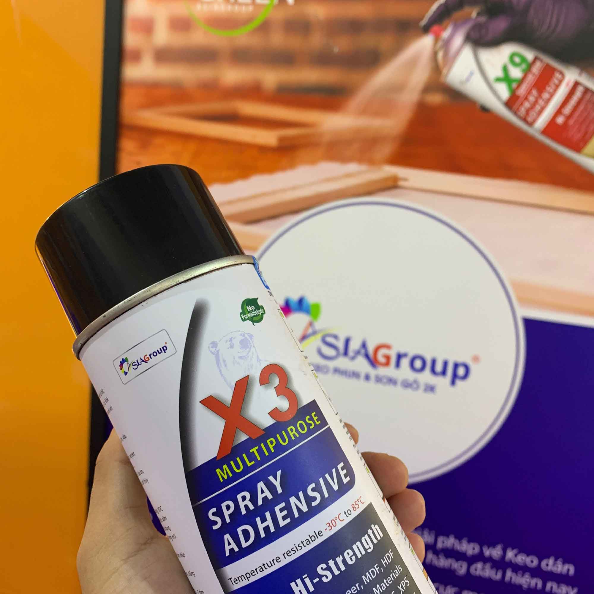 Keo xịt đa năng ASIA X3 - Lon 600ml
