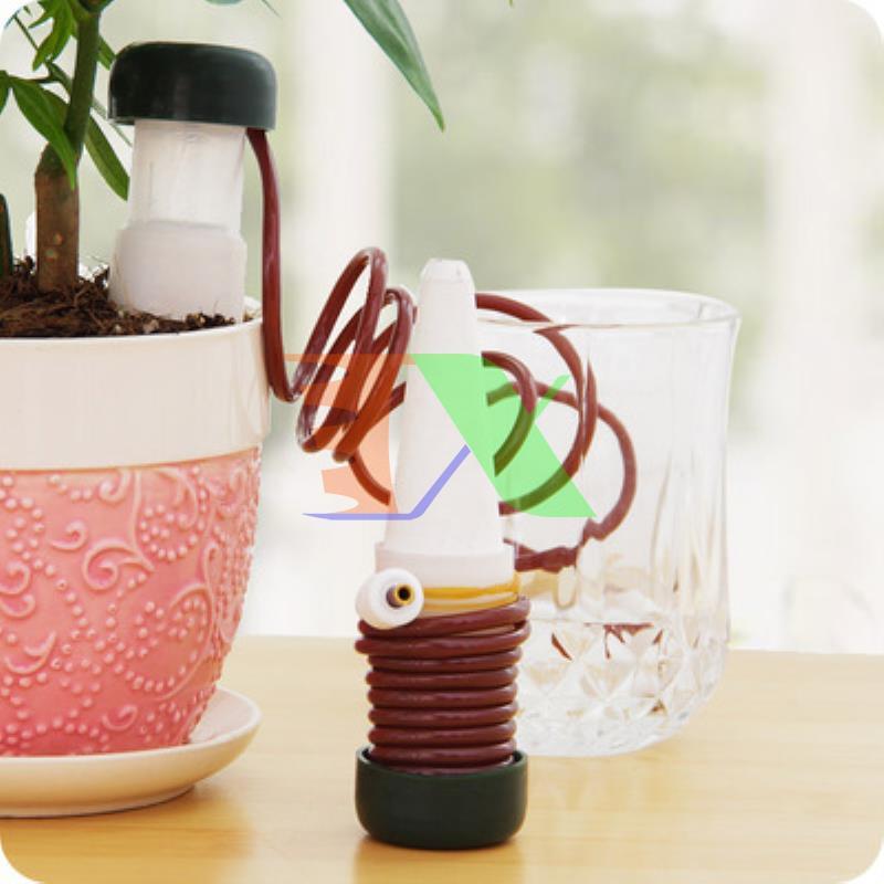 Set of 2 watering device automatic drip for flowers, plants desktop bonsai, drip irrigation mini, watering plants desktop bonsai