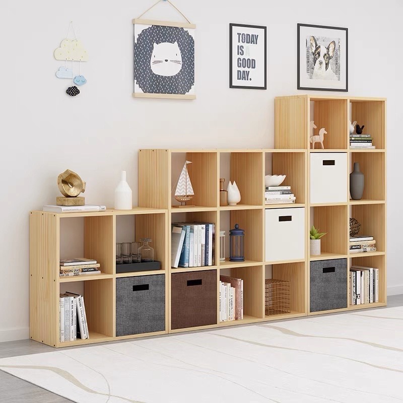 Rẻ vô địch kệ sách tổ ong đa năng màu gỗ