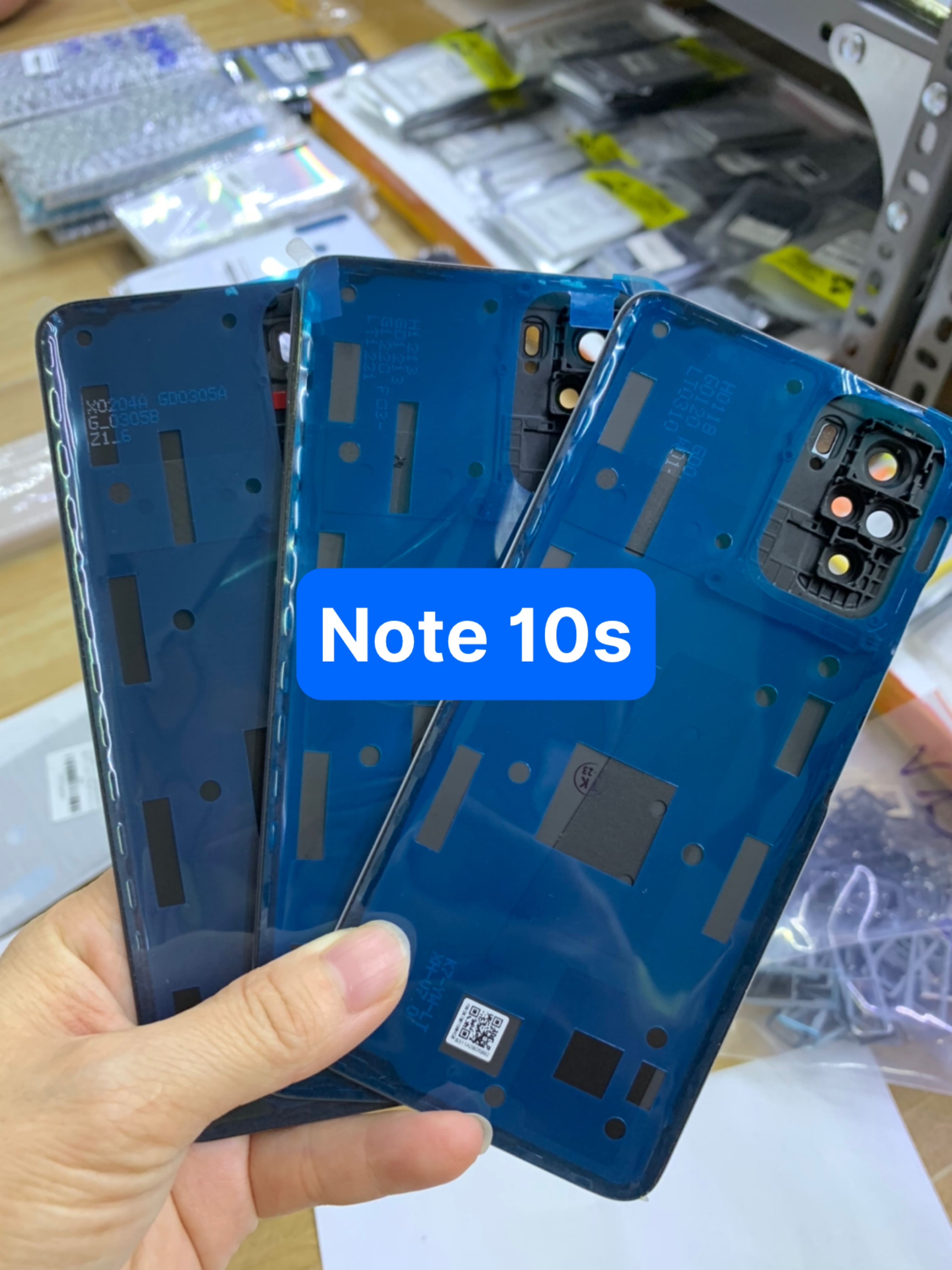 lưng kèm kính camera zin mới điện thoại xiaomi redmi note 10/ note 10s/ note 10-4g