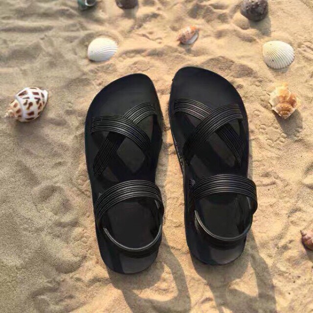 [Hoàn Tiền 15%]Giày Sandal đế bằng quai chéo siêu dẻo