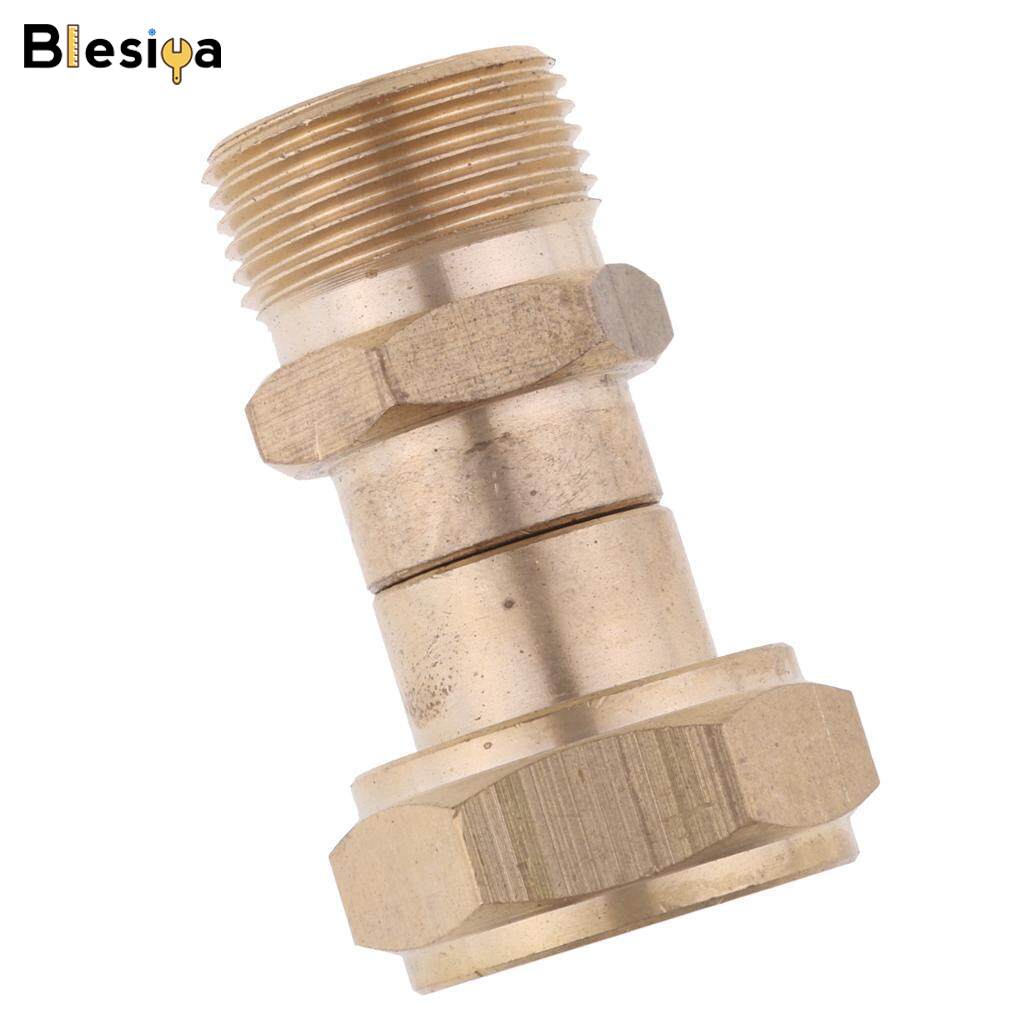 Blesiya Pressure Washer Swivel Brass Hose Coupling 22mm Male to 22mm Female Adapter