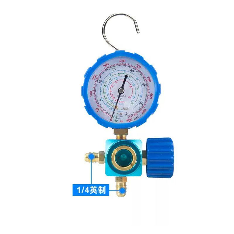 ⚡Miễn Phí Vận Chuyển⚡COD Đồng hồ đo gas đôi kèm dây nạp gas 563G,đồng hồ đo gas máy lạnh