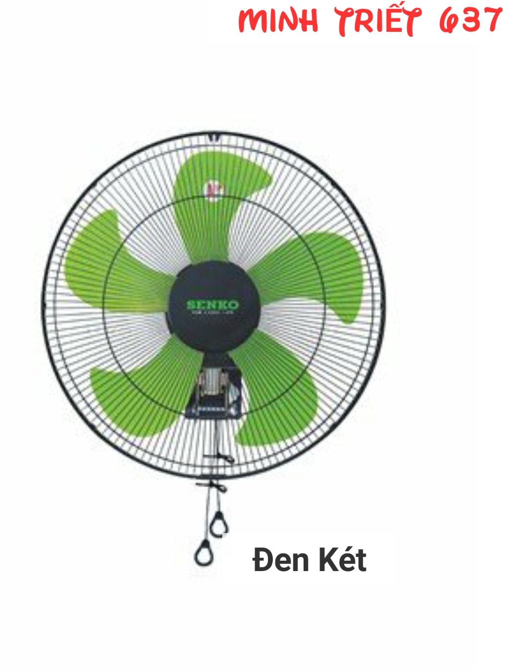 Quạt Treo Tường SENKO TC1886 ( Đen Cam, Đen Két)