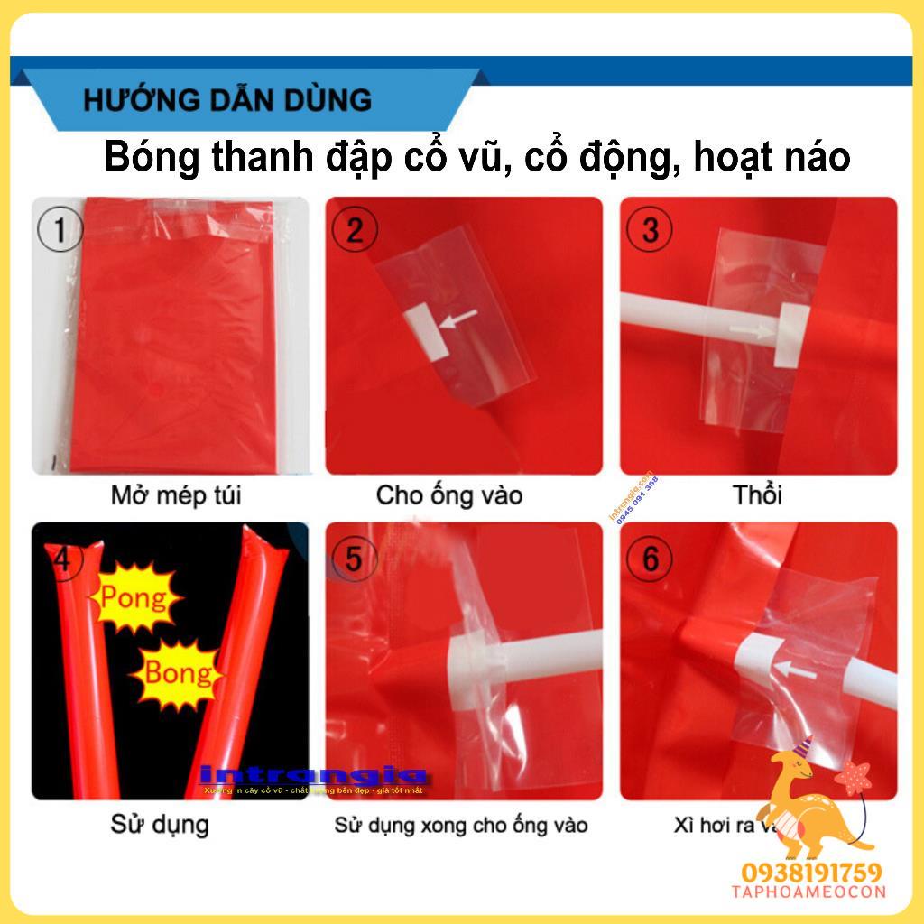 Bóng đập, Thanh đập cổ vũ, gậy hơi