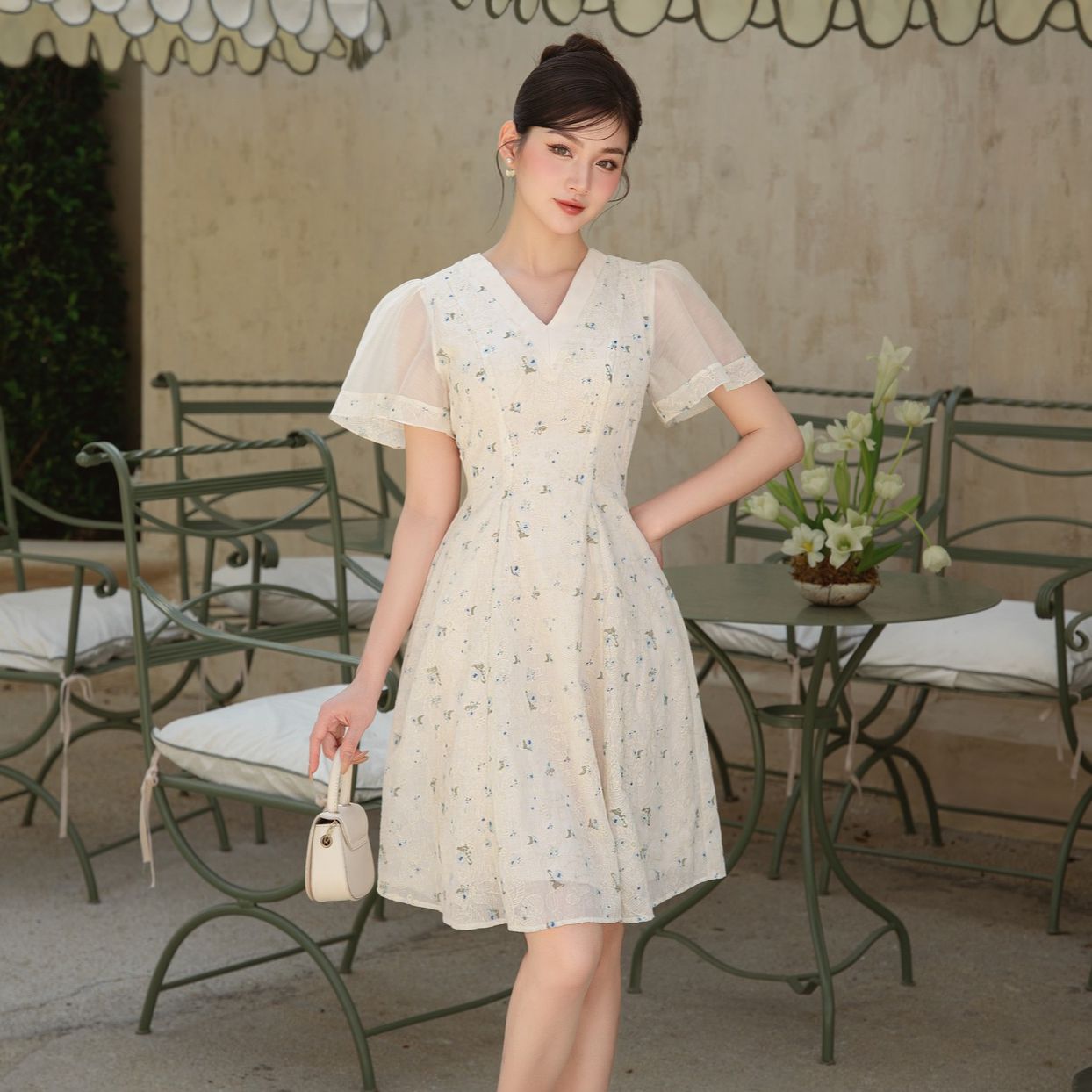 Voucher siêu sale 15% olv - đầm jimena fleur dress