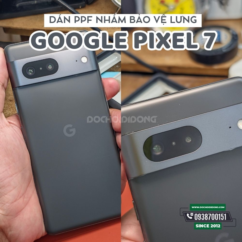 Miếng dán PPF Hydorgen Google Pixel 7 trong, nhám cao cấp