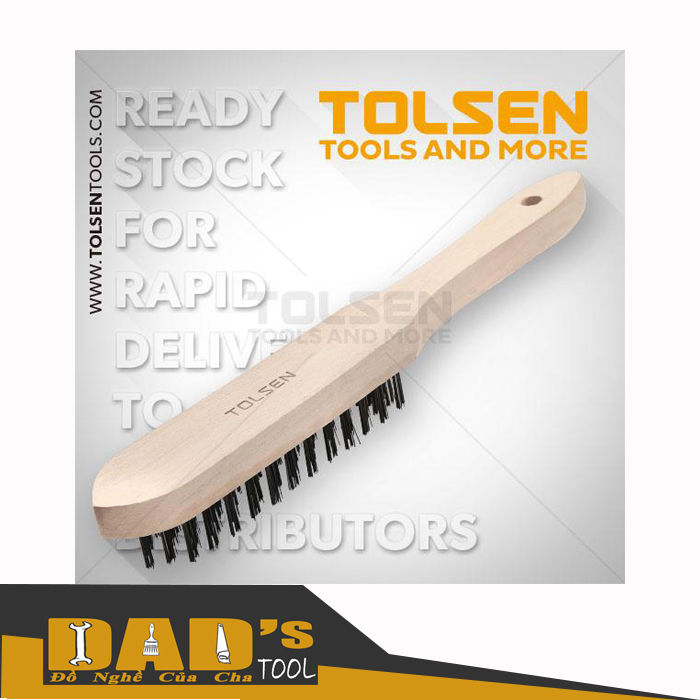 BÀN CHẢI SẮT CÁN GỖ - TOLSEN 32061/2/3