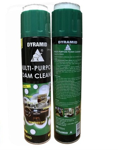 [HCM][GIẶT NỆM XE HƠI-SOFA GIA ĐÌNH] DYRAMID MULTI PURPOSE FOAM CLEANER 650 ML
