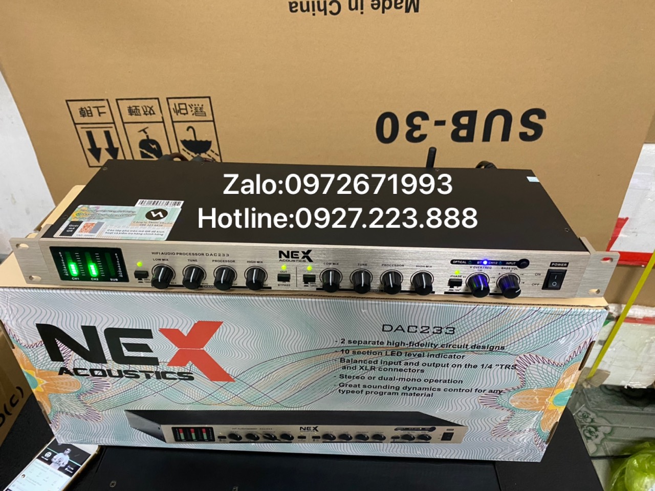 NÂNG TIẾNG NEX MP300 - NÂNG TIẾNG NEX DAC 233