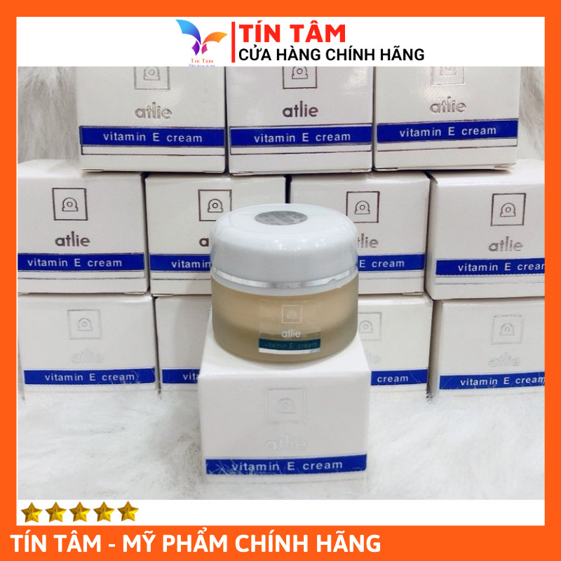 Kem Dưỡng Trắng Da Atlie Vitamin E Cream số 1 và 2
