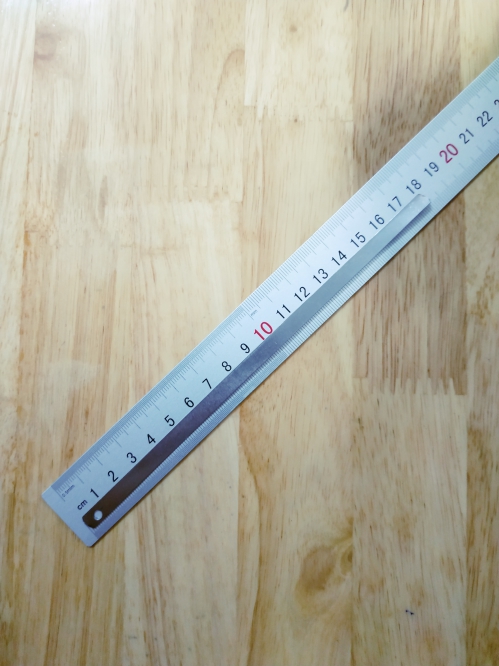 Thìa cạo lưỡi thép không gỉ thanh thẳng 18cm