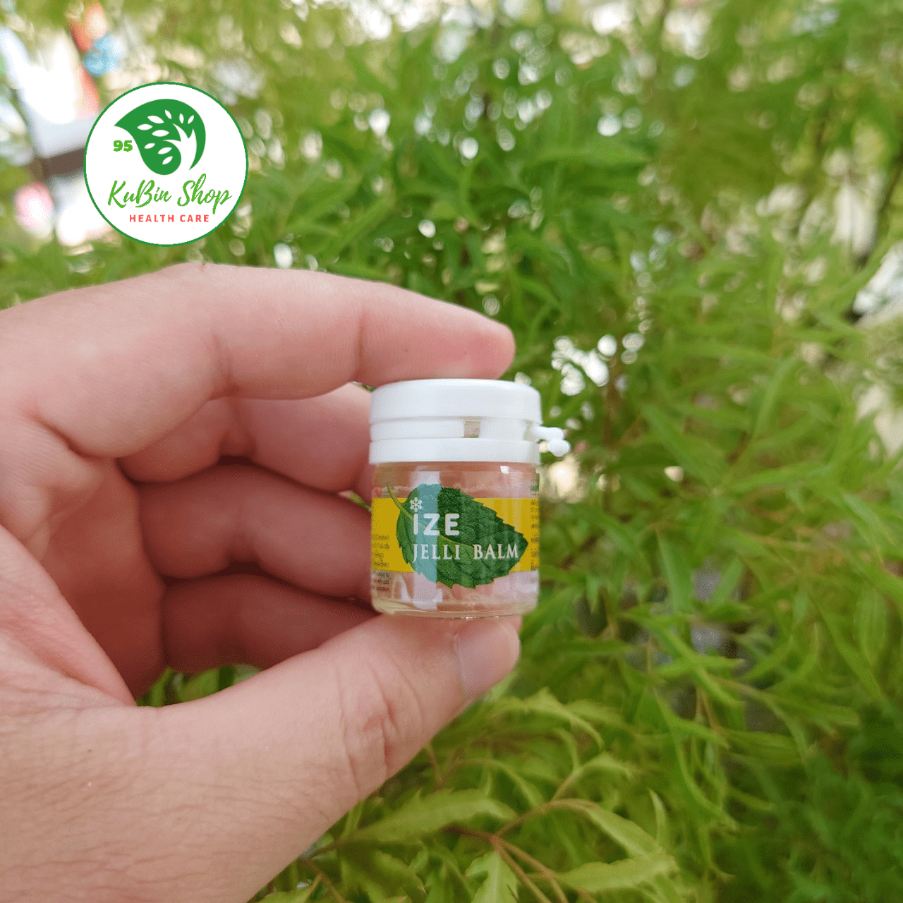 DẦU GIÓ HÍT THÔNG MŨI BẠC HÀ - IZE JELLI BALM - THÁI LAN
