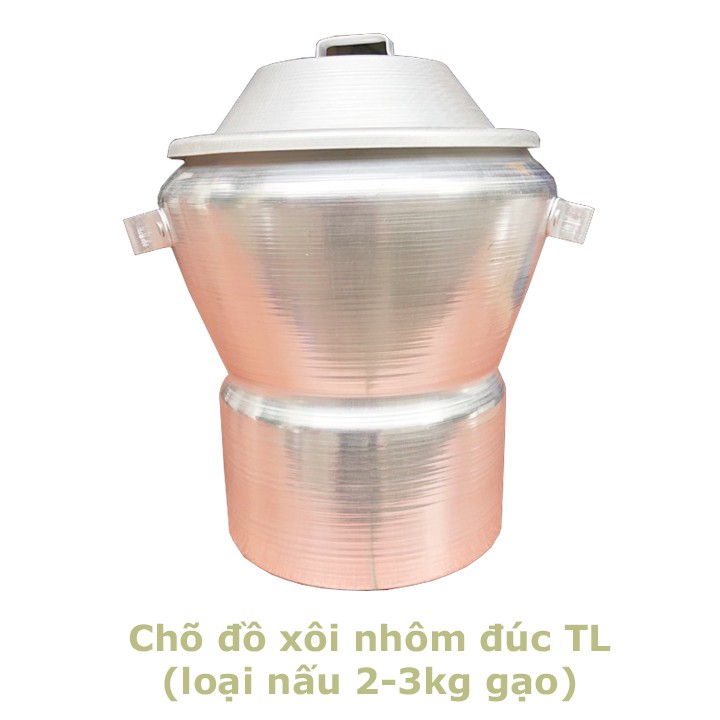 Chõ đồ xôi , nồi hấp xôi nhiều kích cỡ (nhôm đúc )