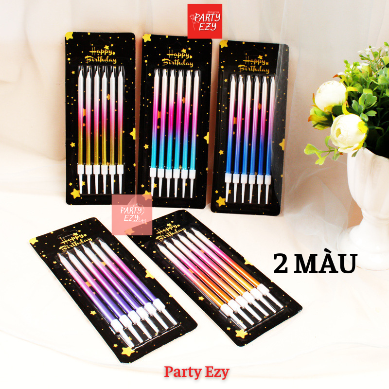 ĐÈN CẦY GRADIENT, ĐÈN CẦY MÀU LOANG - PHỤ KIỆN SINH NHẬT