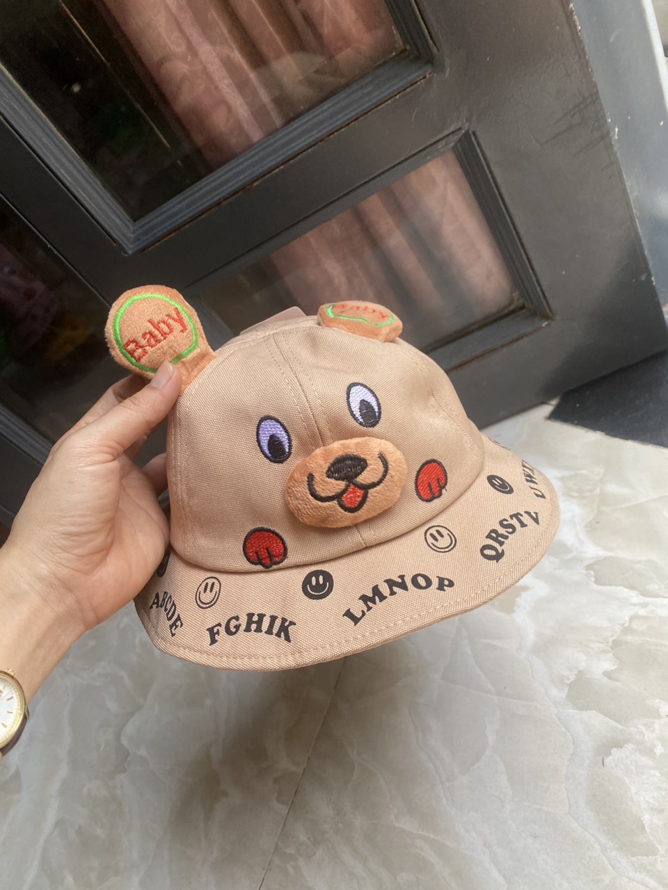 Bé 2.5-6 Tuổi/ Vòng đầu 52cm_ Mũ Bo Vành cực dễ thương CHÚ VỊT CON- Nón Tai bèo