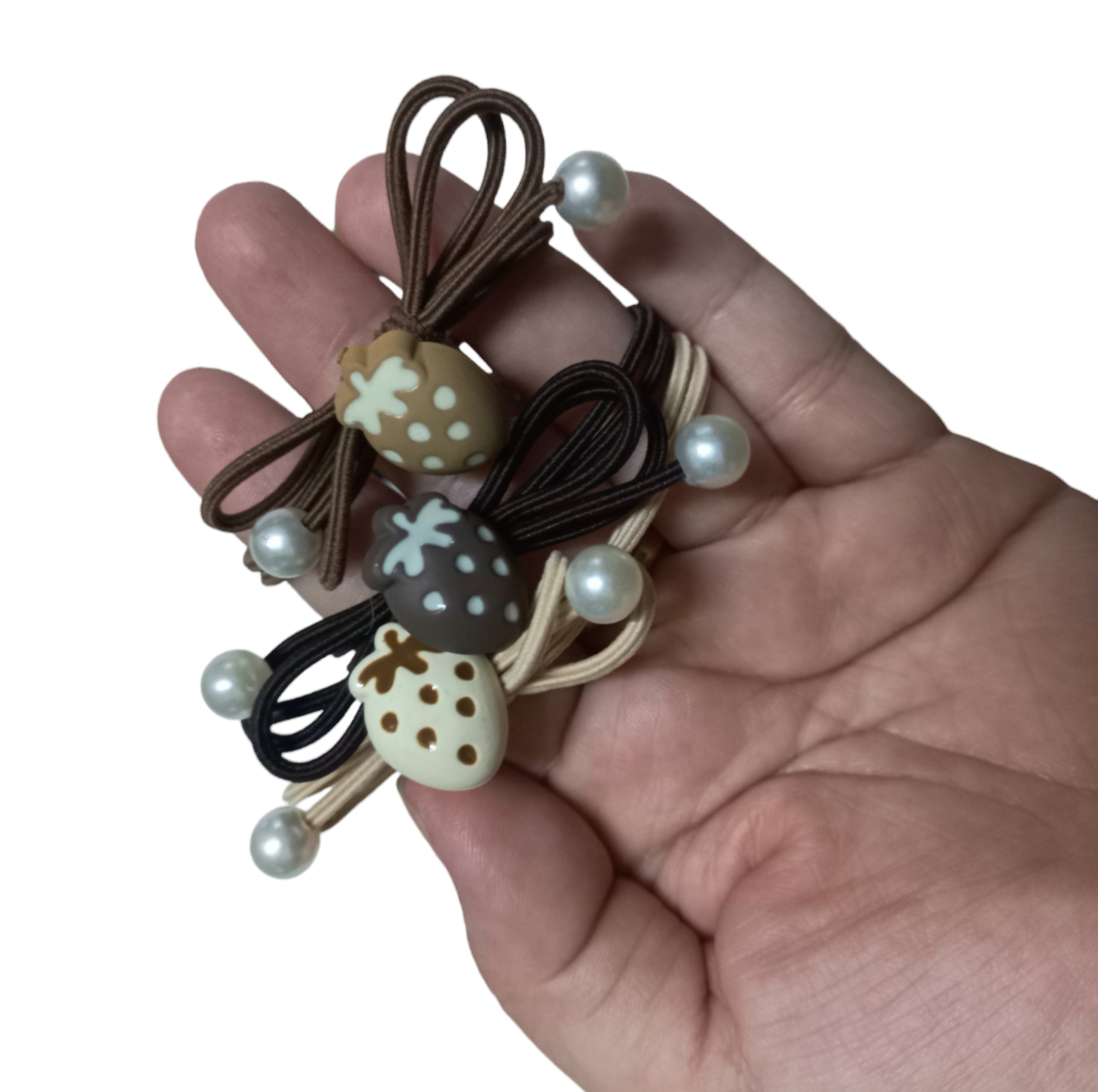 Dây buộc tóc , dây cột tóc co giãn dày dặn, kiểu dáng đơn giản dễ thương
