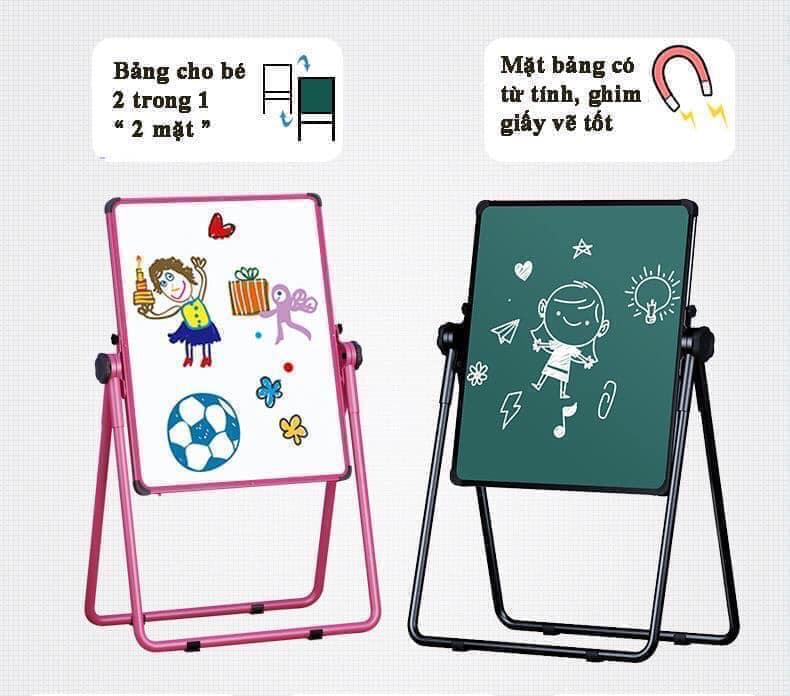 Bảng viết Bảng vẽ Edu cho bé 2in1