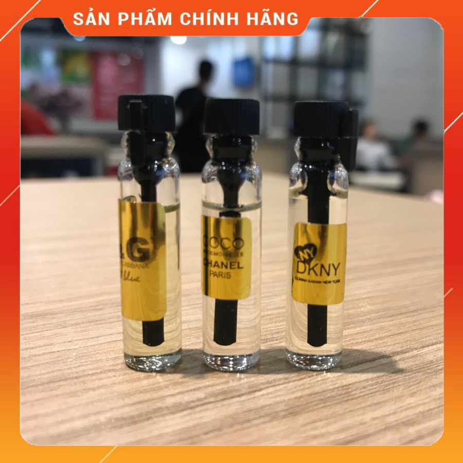 Set nước hoa mini 3 Chai Dung tích 2ml Cực Thơm