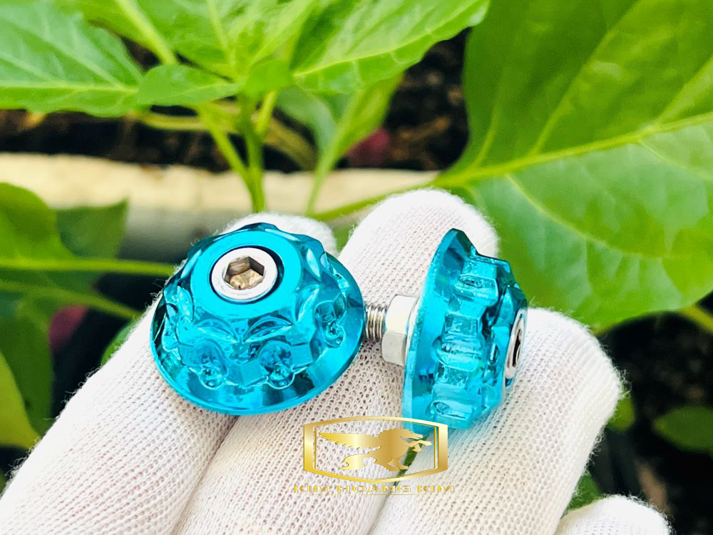 Gù Nhựa Đúc gắn tay lái chạy CNC lên màu Siêu Rẻ Đẹp mẫu Salaya màu XANH LỤC