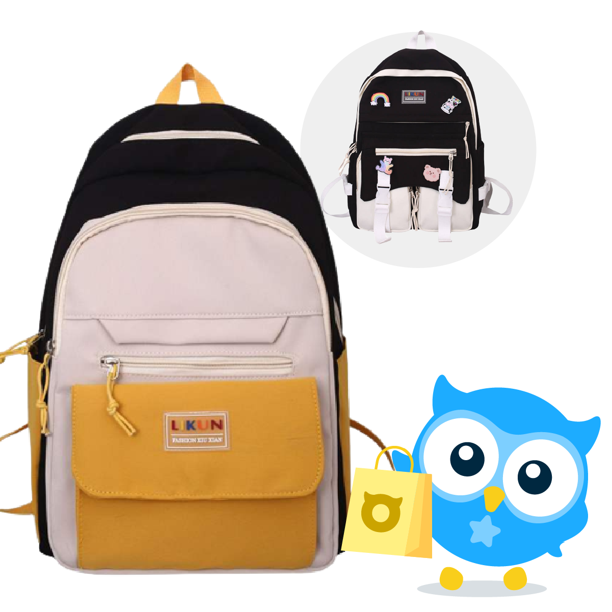 Balo nam, nữ đi học thời trang cá tính, Balo laptop - Dicamon Shop