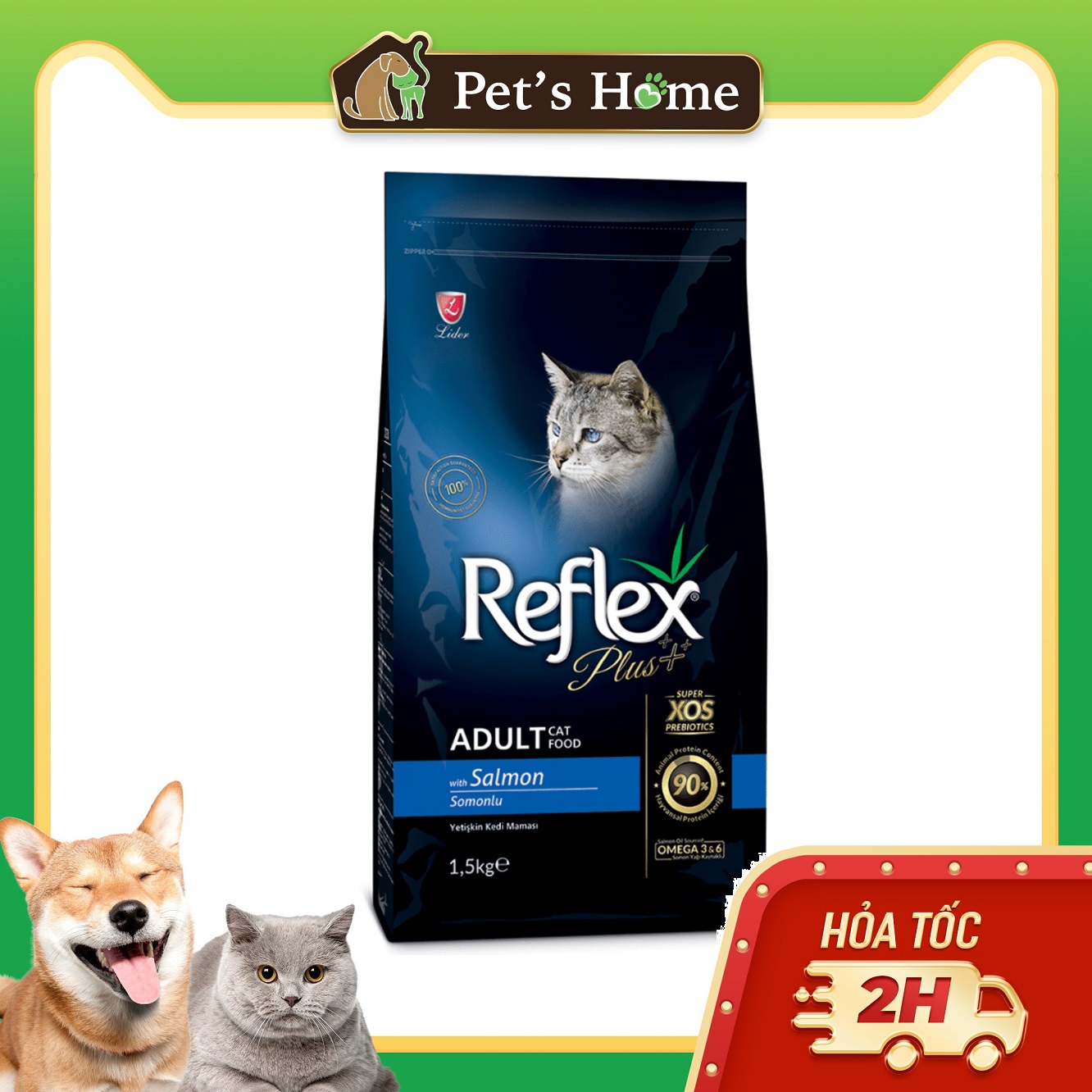 Reflex plus salmon adult cat 1,5kg