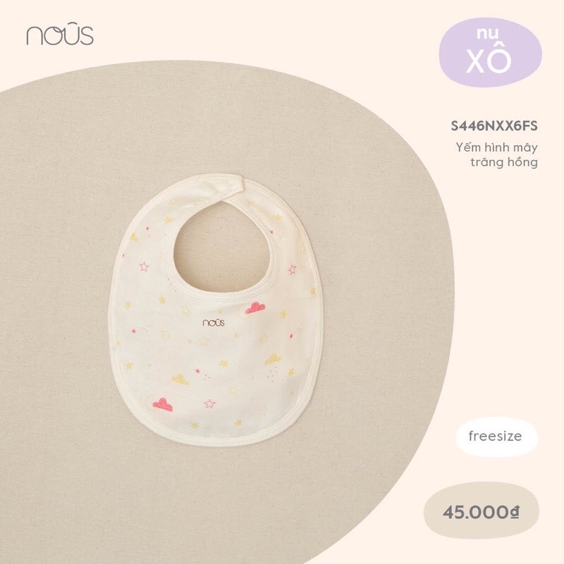 Nous - Yếm vải xô có cúc bấm