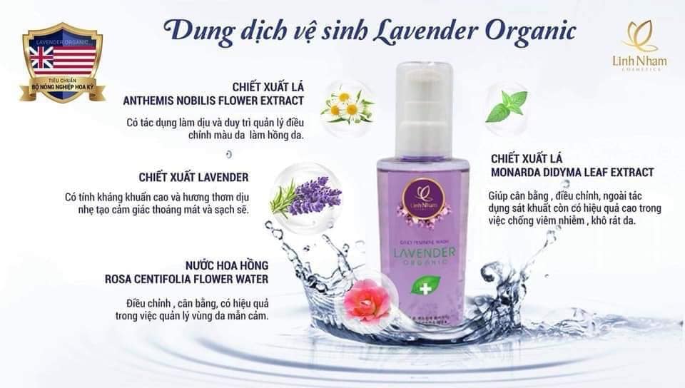 DUNG DỊCH VỆ SINH LAVENDER ORGANIC