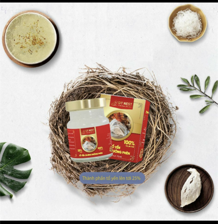 [Combo 12 hủ] Tổ yến chưng đường phèn (25% yến)