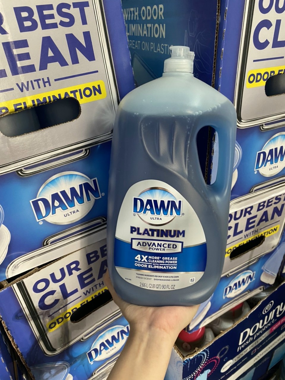 NƯỚC RỬA CHÉN DAWN PLATIUM ADVANCED POWER LIQUID DISH SOAP 2.66L