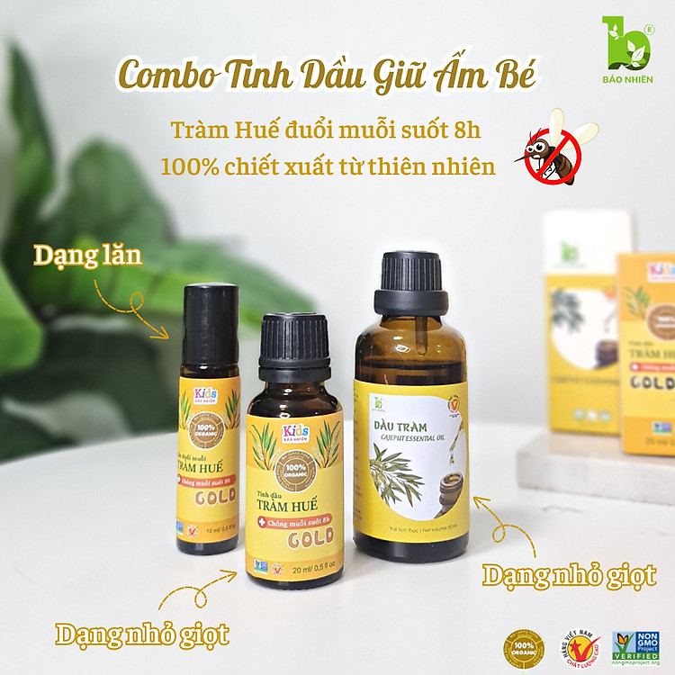 Lăn đuổi muỗi Tràm Huế 10ml