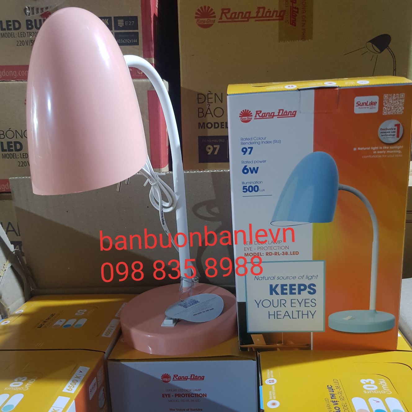 Đèn bàn LED SUNLIKE Rạng Đông RL 38