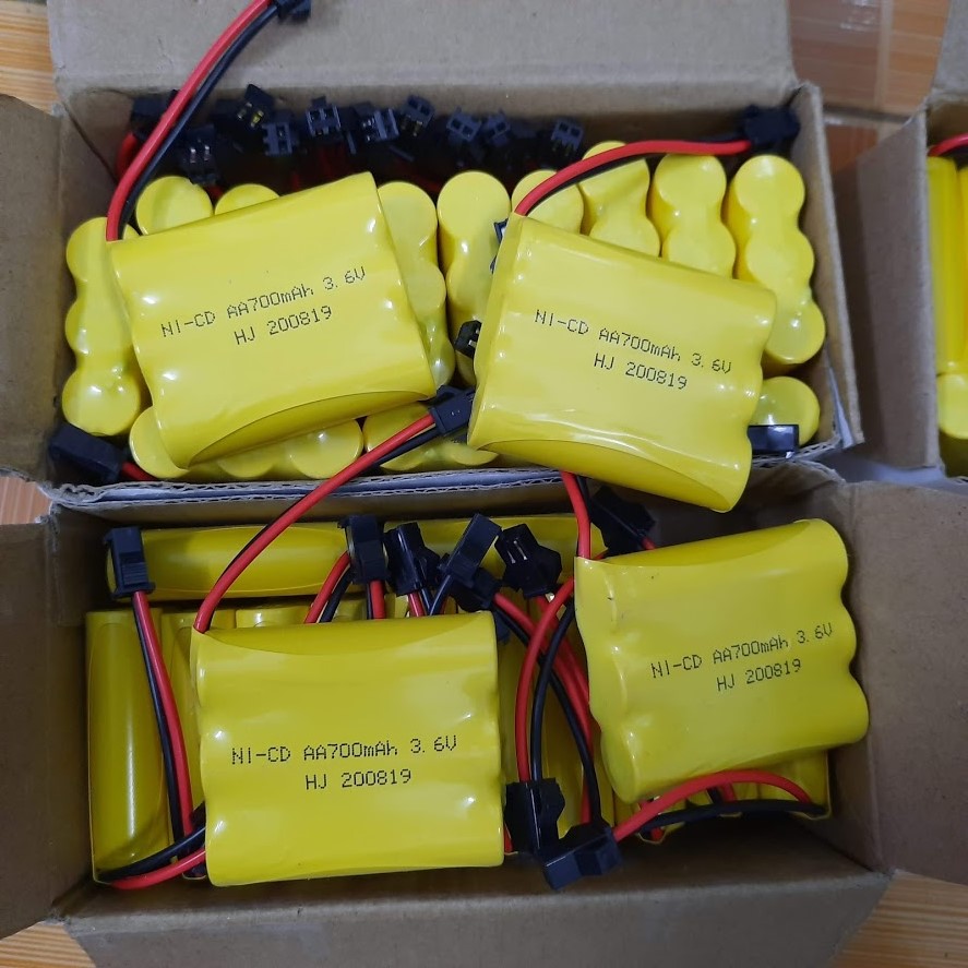 Pin sạc 3.6v dung lượng 700mAh dùng cho xe ô tô điều khiển từ xa các loại xe dùng pin sạc 3.6v