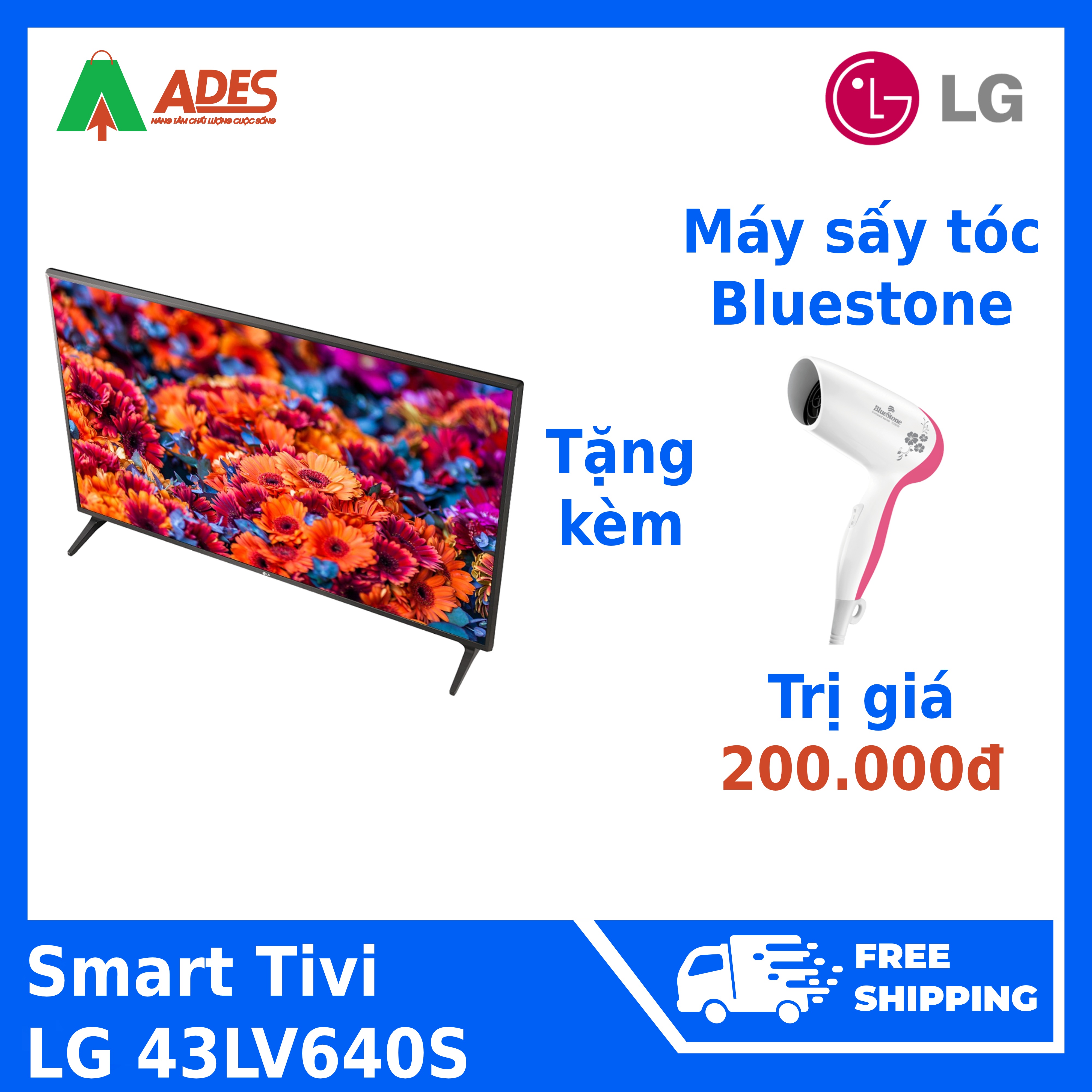 Smart Tivi LG 43LV640S