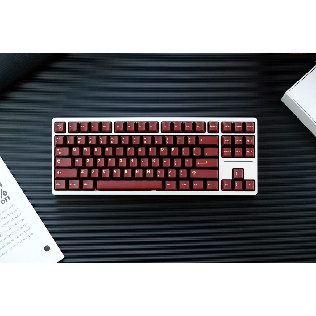 Bộ nút Keycap Aifei PYGA 121 nút nhựa ABS Doubleshot