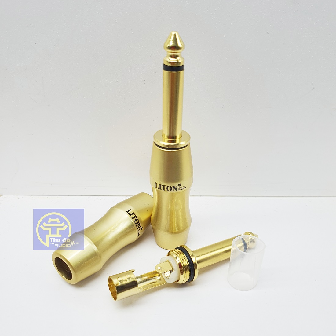 Jack Liton cao cấp 6.5mm Mono thẳng - jack hàn Liton USA